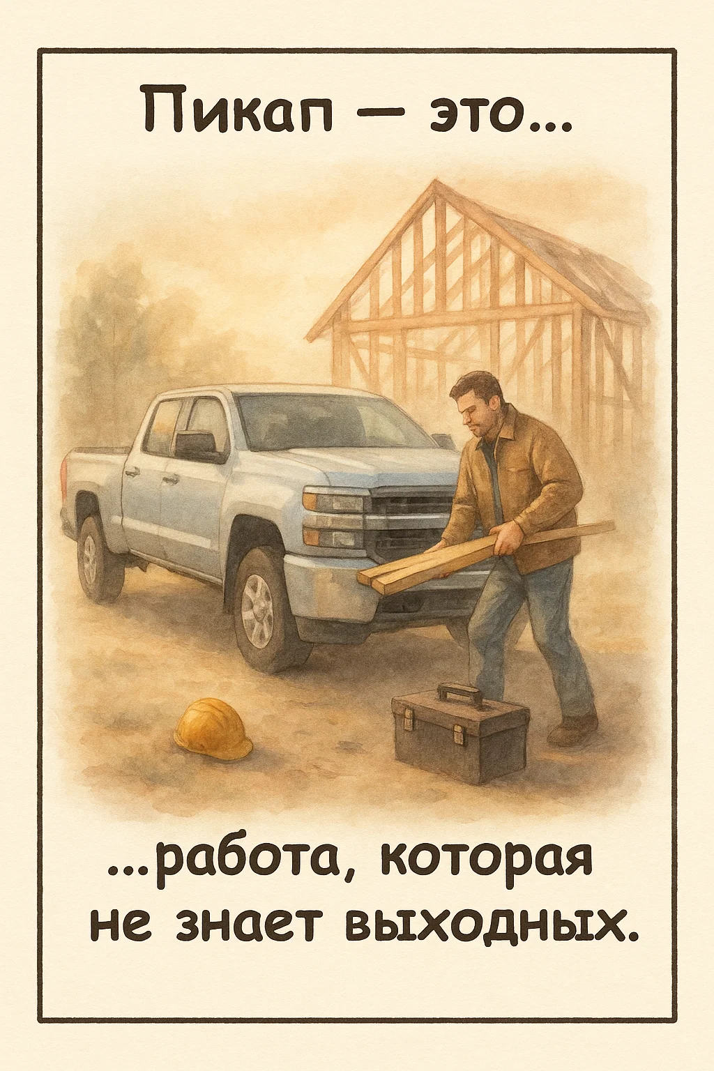 Пикап — это работа, которая не знает выходных