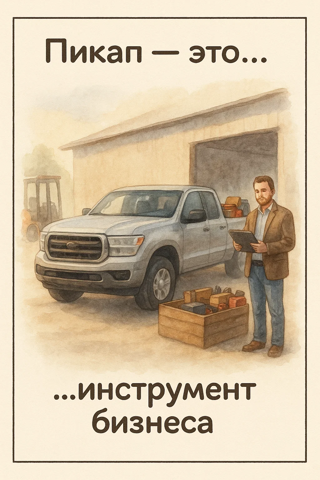 Пикап — это инструмент бизнеса