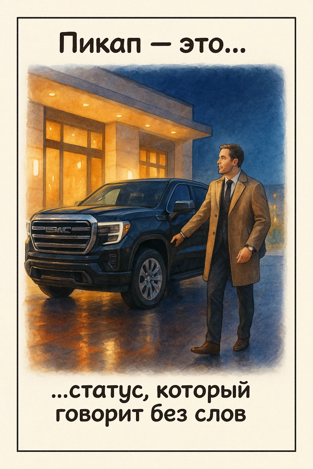 Пикап — это статус, который говорит без слов