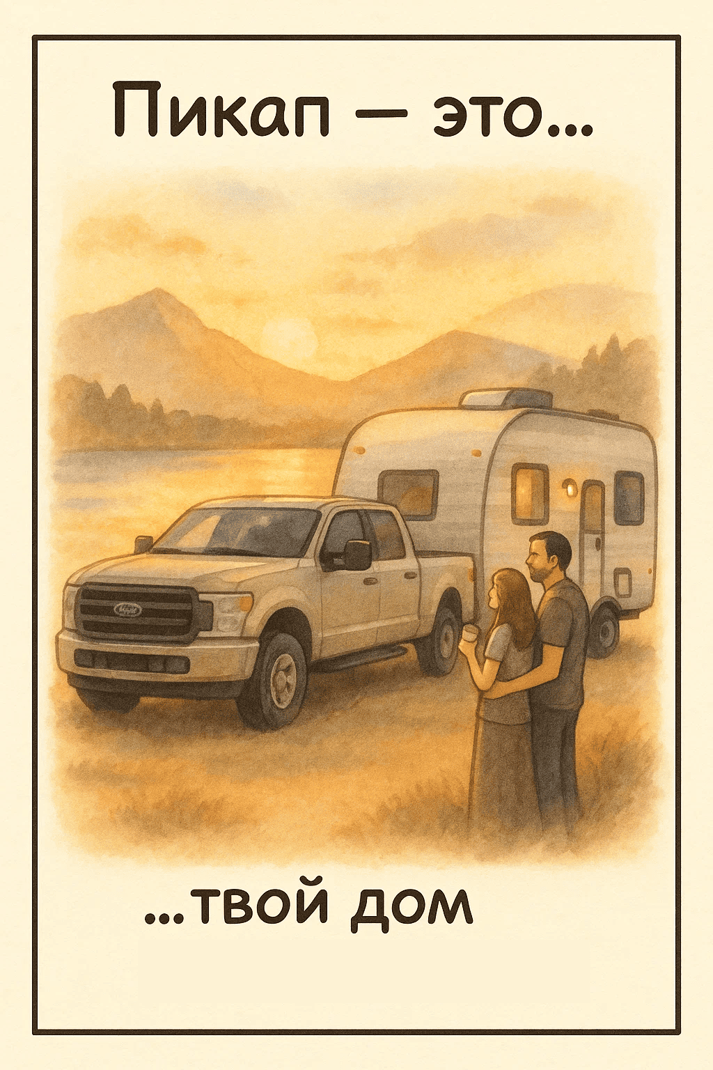 Пикап — это твой дом на маршруте